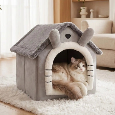 maison pour chat interieur fonili dans salon