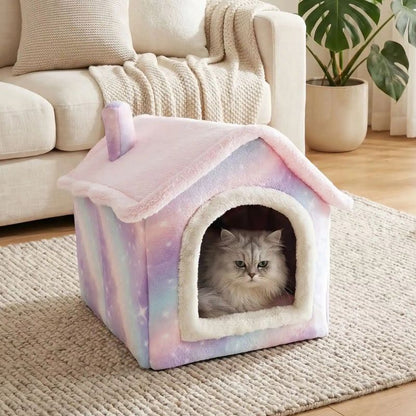 maison pour chats kixil avec chat