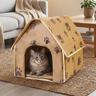 maison pour les chats bourta dans appartement