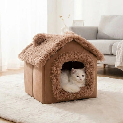 maisonnettes pour chats aruka marron