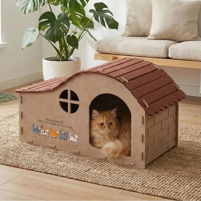niche a chats toulic beige