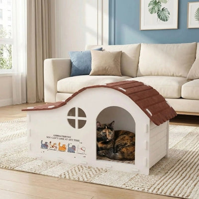 niche a chats toulic creme avec chat