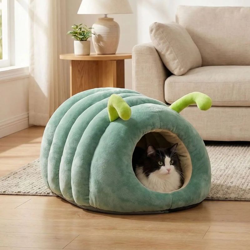 niche chat intérieur nizali vert
