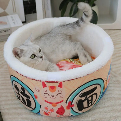 niche pour chat intérieur bauneur chat dedans