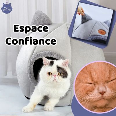 Niche pour chat ultra confortable | ComfyHouse™ - La Guilde des Chats