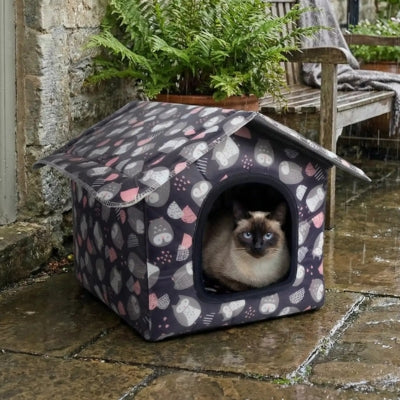 niches exterieures pour chats slodar sous la pluie
