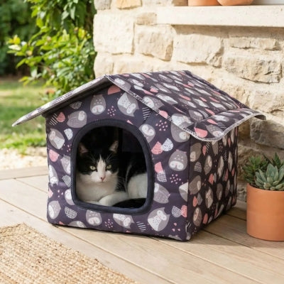 niches exterieures pour chats slodar sur terrasse