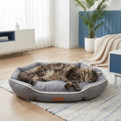 panier grand chat fortal variante gris