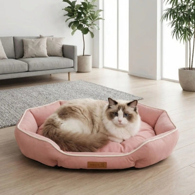 panier grand chat fortal variante rose petite taille