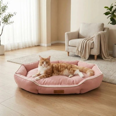panier grand chat fortal variante rose