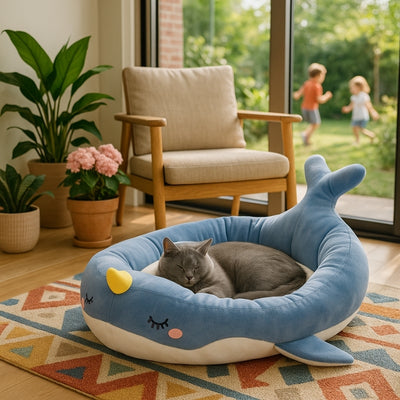 panier original pour chat balicor variante grand chat dort dedans