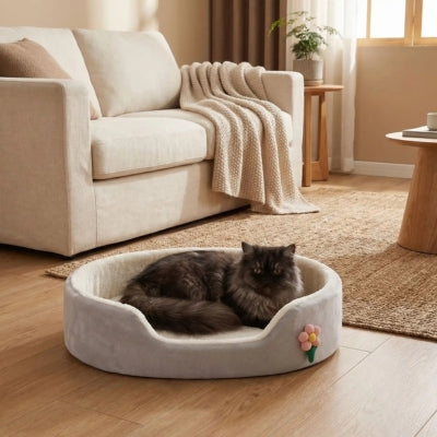 panier pour grand chat coufix gris taille M