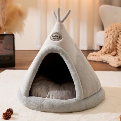 tente pour chat titipy variante gris souris