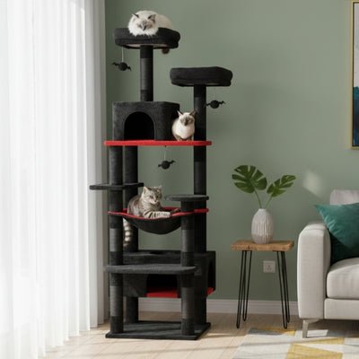 variante arbre à chat design chamiou chat côté fenêtre