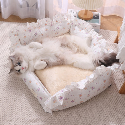 variante couffin chaton silou fleurs violet