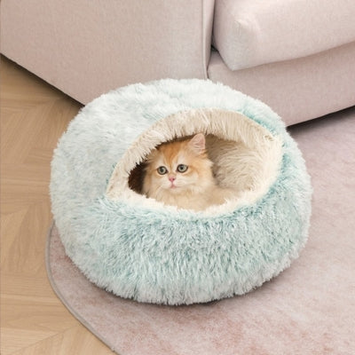 variante niche pour chat nicalin vert avec chat dedans